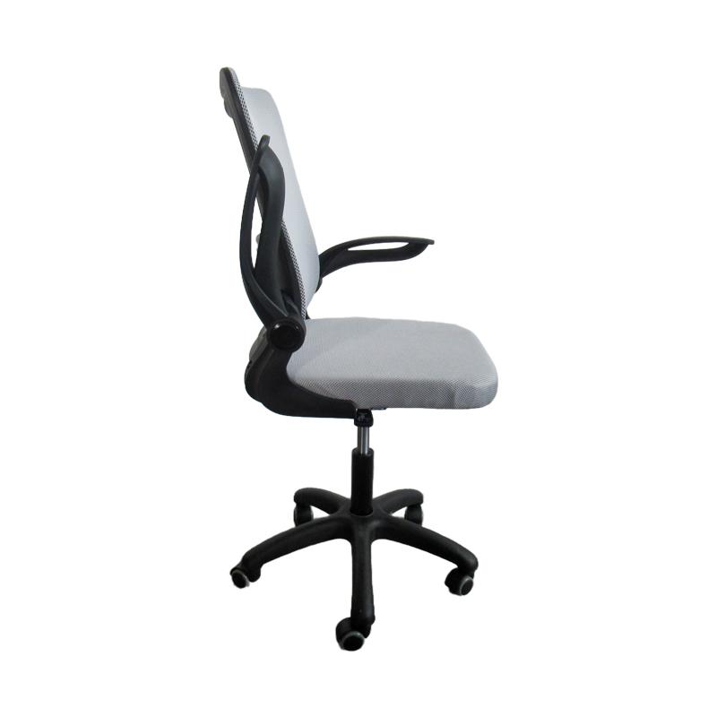 ΚΑΡΕΚΛΑ ΓΡΑΦΕΙΟΥ Fylliana FL611 ΓΚΡΙ ΧΡΩΜΑ 57x54x106εκ