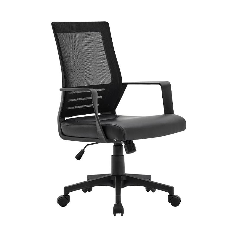 ΚΑΡΕΚΛΑ ΓΡΑΦΕΙΟΥ Fylliana W-19-3Α ΜΑΥΡΟ ΧΡΩΜΑ 60*63*105εκ