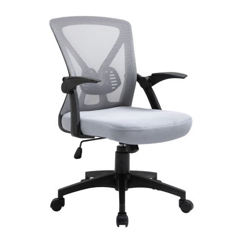 ΚΑΡΕΚΛΑ ΓΡΑΦΕΙΟΥ Fylliana W-20-2Β ΓΚΡΙ ΧΡΩΜΑ 60*63*105εκ