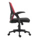 ΚΑΡΕΚΛΑ ΓΡΑΦΕΙΟΥ Fylliana W-20-2Β ΚΟΚΚΙΝΟ ΧΡΩΜΑ 60*63*105εκ
