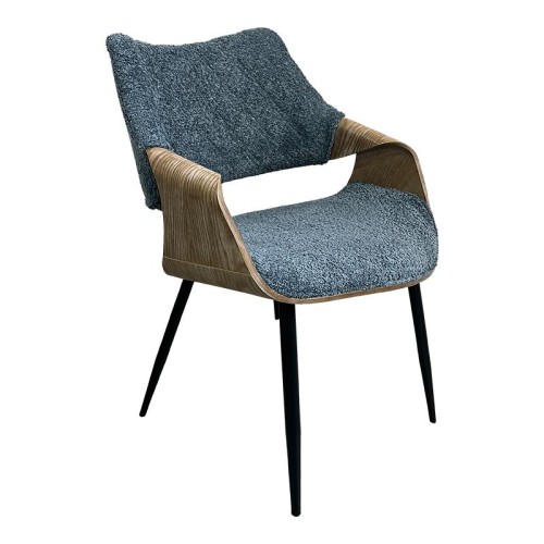 ΚΑΡΕΚΛΑ ΤΡΑΠΕΖΑΡΙΑΣ Fylliana FL6145 ΜΠΛΕ ΥΦΑΣΜΑ 58x56x83εκ