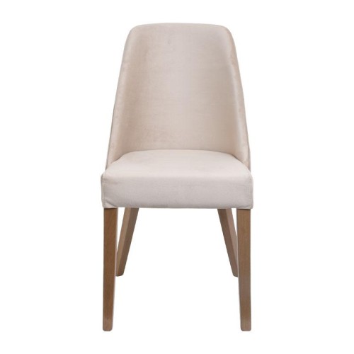 ΚΑΡΕΚΛΑ ΤΡΑΠΕΖΑΡΙΑΣ Fylliana T-3 LUX ΜΠΕΖ ΥΦΑΣΜΑ GREY OAK ΠΟΔΙΑ 45*50*90