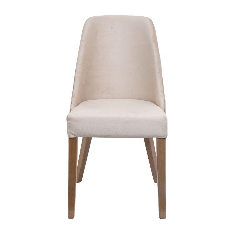ΚΑΡΕΚΛΑ ΤΡΑΠΕΖΑΡΙΑΣ Fylliana T-3 LUX ΜΠΕΖ ΥΦΑΣΜΑ GREY OAK ΠΟΔΙΑ 45*50*90