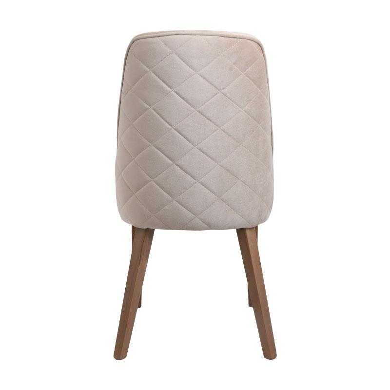 ΚΑΡΕΚΛΑ ΤΡΑΠΕΖΑΡΙΑΣ Fylliana T-3 LUX ΜΠΕΖ ΥΦΑΣΜΑ GREY OAK ΠΟΔΙΑ 45*50*90