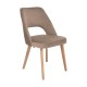 ΚΑΡΕΚΛΑ ΤΡΑΠΕΖΑΡΙΑΣ Fylliana Τ-5 LUX TAUPE ΥΦΑΣΜΑ 50x50x86εκ ΚΑΡΕΚΛΑ ΤΡΑΠΕΖΑΡΙΑΣ Fylliana Τ-5 LUX TAUPE ΥΦΑΣΜΑ 50x50x86εκ