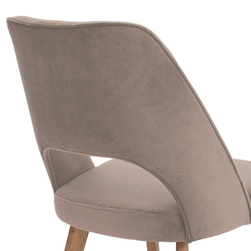 ΚΑΡΕΚΛΑ ΤΡΑΠΕΖΑΡΙΑΣ Fylliana Τ-5 LUX TAUPE ΥΦΑΣΜΑ 50x50x86εκ ΚΑΡΕΚΛΑ ΤΡΑΠΕΖΑΡΙΑΣ Fylliana Τ-5 LUX TAUPE ΥΦΑΣΜΑ 50x50x86εκ
