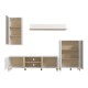 ΚΕΝΤΡΟ ΨΥΧΑΓΩΓΙΑΣ-ΣΥΝΘΕΣΗ PECKHAM ΛΕΥΚΟ-OAK 260x40x183εκ ΚΕΝΤΡΟ ΨΥΧΑΓΩΓΙΑΣ-ΣΥΝΘΕΣΗ PECKHAM ΛΕΥΚΟ-OAK 260x40x183εκ