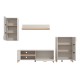 ΚΕΝΤΡΟ ΨΥΧΑΓΩΓΙΑΣ-ΣΥΝΘΕΣΗ SHEFFIELD CASMERE/ARTISAN OAK 289x40x181εκ ΚΕΝΤΡΟ ΨΥΧΑΓΩΓΙΑΣ-ΣΥΝΘΕΣΗ SHEFFIELD CASMERE/ARTISAN OAK 289x40x181εκ