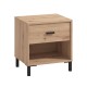 ΚΟΜΟΔΙΝΟ ALERIA NO1F ARTISAN OAK ΧΡΩΜΑ 48x40x52εκ ΚΟΜΟΔΙΝΟ ALERIA NO1F ARTISAN OAK ΧΡΩΜΑ 48x40x52εκ