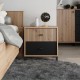 ΚΟΜΟΔΙΝΟ AVIGNON ΝΟ2F ARTISAN OAK-ΜΑΥΡΟ ΧΡΩΜΑ 48x40x52εκ ΚΟΜΟΔΙΝΟ AVIGNON ΝΟ2F ARTISAN OAK-ΜΑΥΡΟ ΧΡΩΜΑ 48x40x52εκ