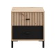 ΚΟΜΟΔΙΝΟ AVIGNON ΝΟ2F ARTISAN OAK-ΜΑΥΡΟ ΧΡΩΜΑ 48x40x52εκ ΚΟΜΟΔΙΝΟ AVIGNON ΝΟ2F ARTISAN OAK-ΜΑΥΡΟ ΧΡΩΜΑ 48x40x52εκ