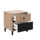 ΚΟΜΟΔΙΝΟ AVIGNON ΝΟ2F ARTISAN OAK-ΜΑΥΡΟ ΧΡΩΜΑ 48x40x52εκ ΚΟΜΟΔΙΝΟ AVIGNON ΝΟ2F ARTISAN OAK-ΜΑΥΡΟ ΧΡΩΜΑ 48x40x52εκ