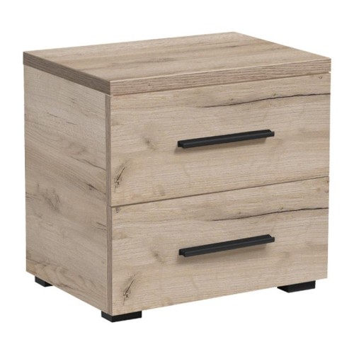 ΚΟΜΟΔΙΝΟ DADO NO2F GREY OAK 44,5*33,5*43