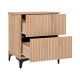 ΚΟΜΟΔΙΝΟ Fylliana Alicante NATURAL CANELLA OAK ΧΡΩΜΑ 50x34x59εκ ΚΟΜΟΔΙΝΟ Fylliana Alicante NATURAL CANELLA OAK ΧΡΩΜΑ 50x34x59εκ