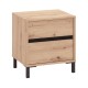 ΚΟΜΟΔΙΝΟ MARRON NO2F ARTISAN OAK/ΜΑΥΡΟ ΜΑΤΤ ΧΡΩΜΑ 48x40x52εκ ΚΟΜΟΔΙΝΟ MARRON NO2F ARTISAN OAK/ΜΑΥΡΟ ΜΑΤΤ ΧΡΩΜΑ 48x40x52εκ