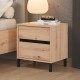 ΚΟΜΟΔΙΝΟ MARRON NO2F ARTISAN OAK/ΜΑΥΡΟ ΜΑΤΤ ΧΡΩΜΑ 48x40x52εκ ΚΟΜΟΔΙΝΟ MARRON NO2F ARTISAN OAK/ΜΑΥΡΟ ΜΑΤΤ ΧΡΩΜΑ 48x40x52εκ