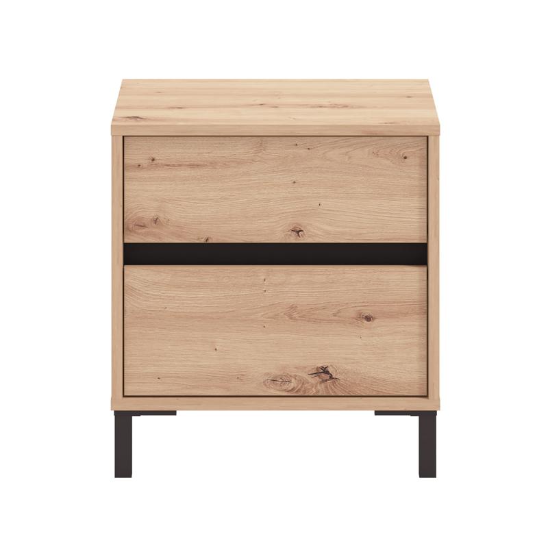 ΚΟΜΟΔΙΝΟ MARRON NO2F ARTISAN OAK/ΜΑΥΡΟ ΜΑΤΤ ΧΡΩΜΑ 48x40x52εκ ΚΟΜΟΔΙΝΟ MARRON NO2F ARTISAN OAK/ΜΑΥΡΟ ΜΑΤΤ ΧΡΩΜΑ 48x40x52εκ