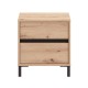 ΚΟΜΟΔΙΝΟ MARRON NO2F ARTISAN OAK/ΜΑΥΡΟ ΜΑΤΤ ΧΡΩΜΑ 48x40x52εκ ΚΟΜΟΔΙΝΟ MARRON NO2F ARTISAN OAK/ΜΑΥΡΟ ΜΑΤΤ ΧΡΩΜΑ 48x40x52εκ
