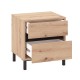 ΚΟΜΟΔΙΝΟ MARRON NO2F ARTISAN OAK/ΜΑΥΡΟ ΜΑΤΤ ΧΡΩΜΑ 48x40x52εκ ΚΟΜΟΔΙΝΟ MARRON NO2F ARTISAN OAK/ΜΑΥΡΟ ΜΑΤΤ ΧΡΩΜΑ 48x40x52εκ