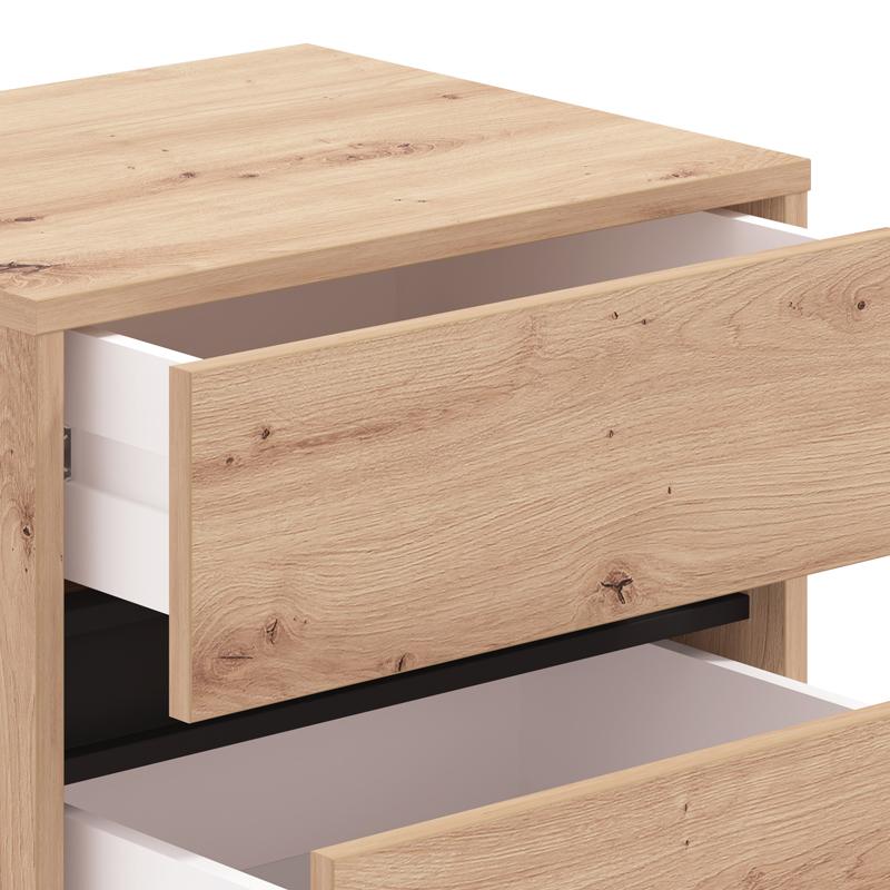 ΚΟΜΟΔΙΝΟ MARRON NO2F ARTISAN OAK/ΜΑΥΡΟ ΜΑΤΤ ΧΡΩΜΑ 48x40x52εκ ΚΟΜΟΔΙΝΟ MARRON NO2F ARTISAN OAK/ΜΑΥΡΟ ΜΑΤΤ ΧΡΩΜΑ 48x40x52εκ