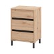 ΚΟΜΟΔΙΝΟ MARRON NO3F ARTISAN OAK/ΜΑΥΡΟ ΜΑΤΤ ΧΡΩΜΑ 48x40x71εκ ΚΟΜΟΔΙΝΟ MARRON NO3F ARTISAN OAK/ΜΑΥΡΟ ΜΑΤΤ ΧΡΩΜΑ 48x40x71εκ