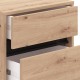 ΚΟΜΟΔΙΝΟ MARRON NO3F ARTISAN OAK/ΜΑΥΡΟ ΜΑΤΤ ΧΡΩΜΑ 48x40x71εκ ΚΟΜΟΔΙΝΟ MARRON NO3F ARTISAN OAK/ΜΑΥΡΟ ΜΑΤΤ ΧΡΩΜΑ 48x40x71εκ