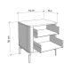 ΚΟΜΟΔΙΝΟ SERDICA NO2F CASHMERE ΧΡΩΜΑ 52x40x56εκ ΚΟΜΟΔΙΝΟ SERDICA NO2F CASHMERE ΧΡΩΜΑ 52x40x56εκ