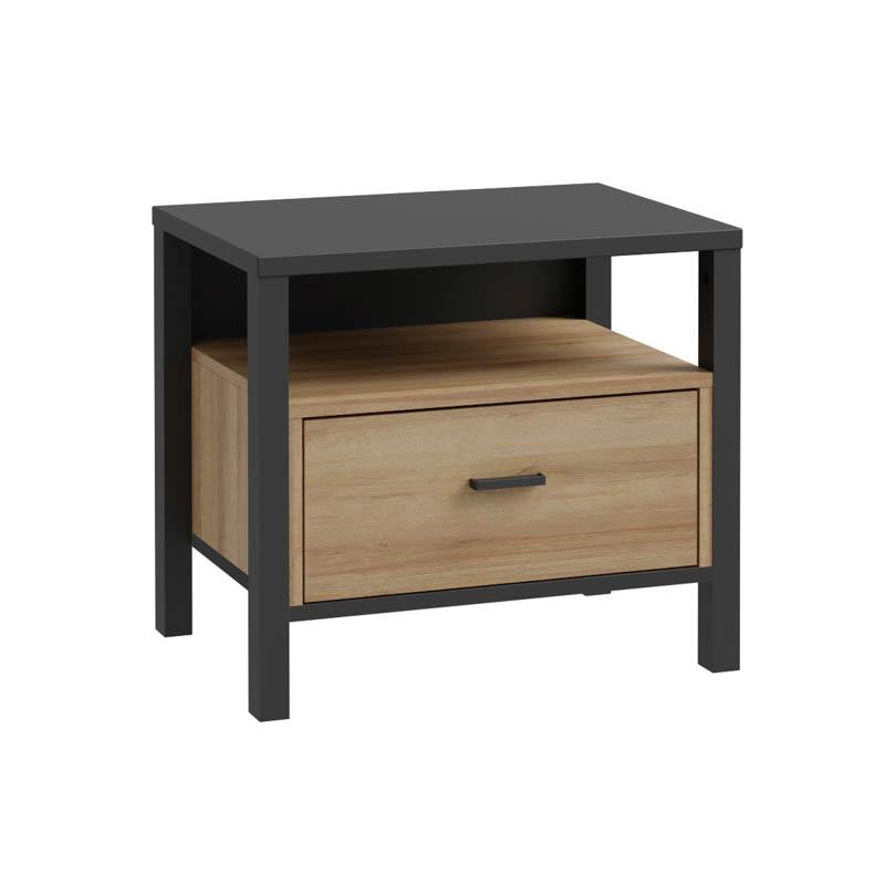 ΚΟΜΟΔΙΝΟ TERRANO RIVIERA OAK ΧΡΩΜΑ 55x40x49εκ ΚΟΜΟΔΙΝΟ TERRANO RIVIERA OAK ΧΡΩΜΑ 55x40x49εκ