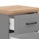 ΚΟΜΟΔΙΝΟ VALENCIA ΓΚΡΙ-ARTISAN OAK-ΓΚΡΙ ΜΑΤ 46*41*47.5εκ