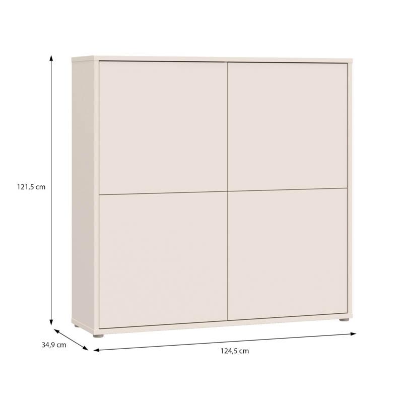 ΚΟΜΟΤΑ ALICE SAND ΧΡΩΜΑ 125x35x122εκ ΚΟΜΟΤΑ ALICE SAND ΧΡΩΜΑ 125x35x122εκ