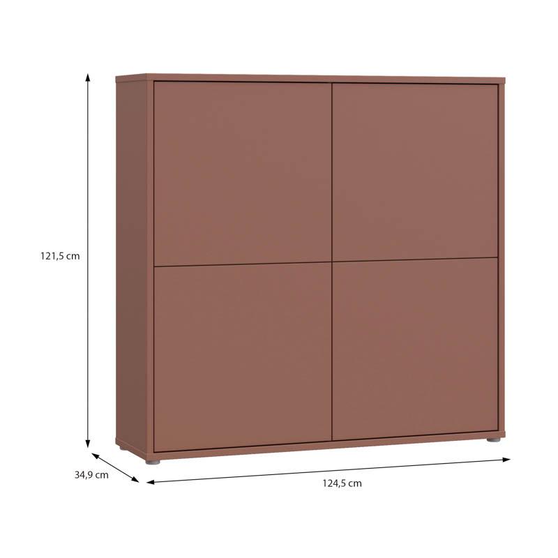 ΚΟΜΟΤΑ ALICE TERRACOTTA ΧΡΩΜΑ 125x35x122εκ ΚΟΜΟΤΑ ALICE TERRACOTTA ΧΡΩΜΑ 125x35x122εκ