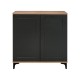 ΚΟΜΟΤΑ Fylliana Nordic 2K 80 ARTISAN OAK - ΜΑΥΡΟ 80x40x86εκ ΚΟΜΟΤΑ Fylliana Nordic 2K 80 ARTISAN OAK - ΜΑΥΡΟ 80x40x86εκ