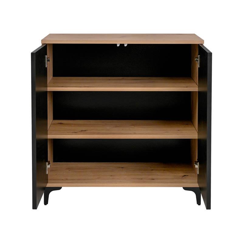 ΚΟΜΟΤΑ Fylliana Nordic 2K 80 ARTISAN OAK - ΜΑΥΡΟ 80x40x86εκ ΚΟΜΟΤΑ Fylliana Nordic 2K 80 ARTISAN OAK - ΜΑΥΡΟ 80x40x86εκ