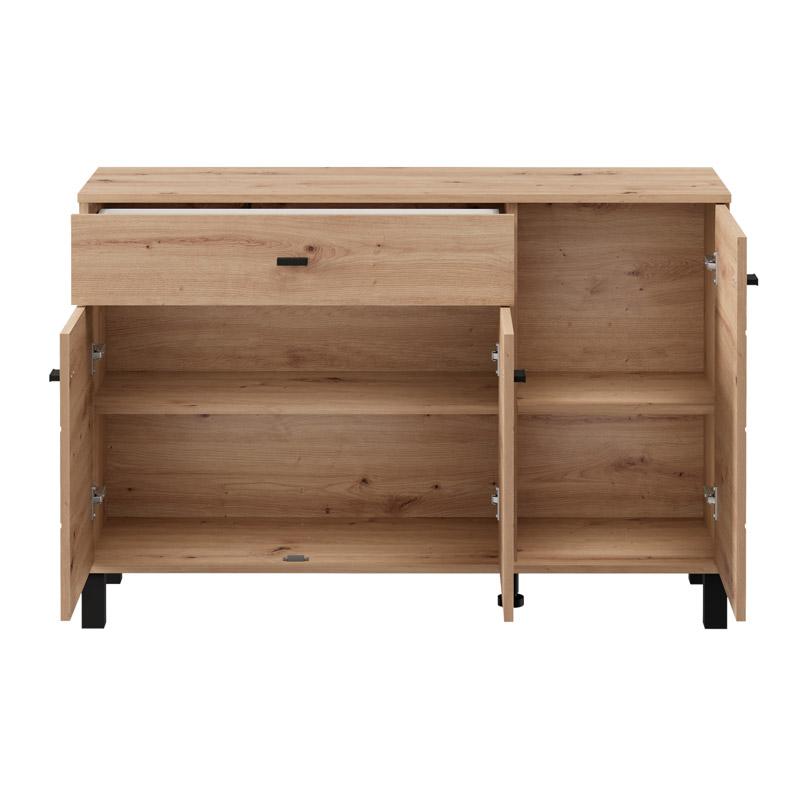 ΚΟΜΟΤΑ-ΜΠΟΥΦΕΣ ALMOND 115 3K1F3V ARTISAN OAK ΧΡΩΜΑ 116x35x78εκ ΚΟΜΟΤΑ-ΜΠΟΥΦΕΣ ALMOND 115 3K1F3V ARTISAN OAK ΧΡΩΜΑ 116x35x78εκ