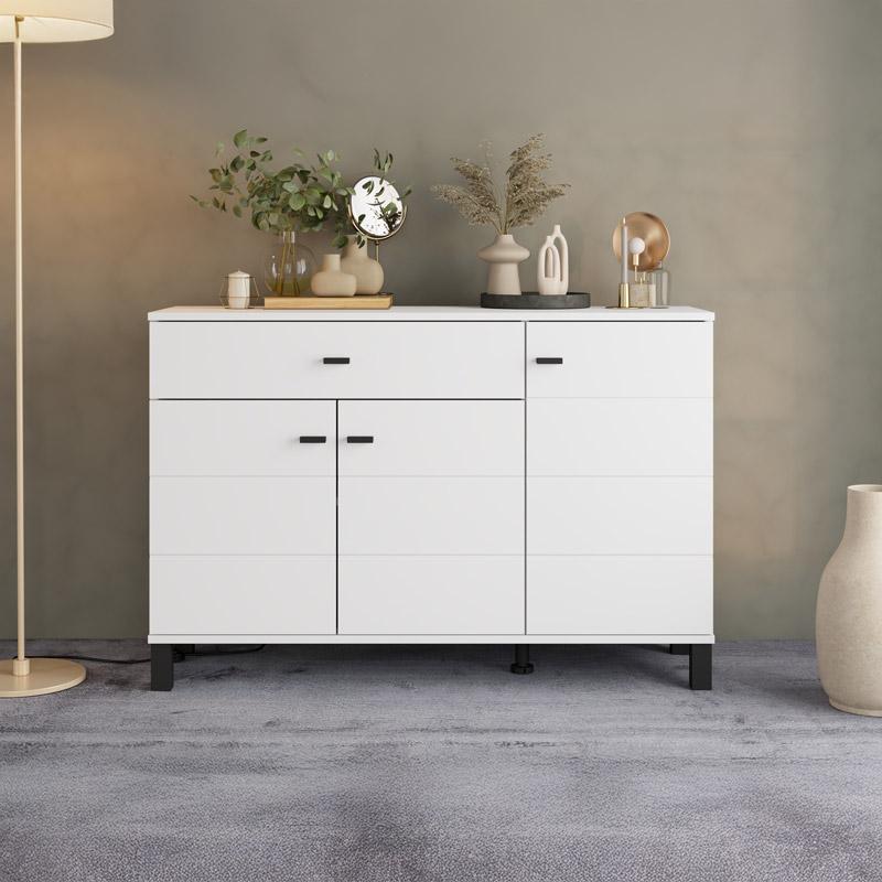 ΚΟΜΟΤΑ-ΜΠΟΥΦΕΣ ALMOND 115 3K1F3V ΛΕΥΚΟ ΧΡΩΜΑ 116x35x78εκ ΚΟΜΟΤΑ-ΜΠΟΥΦΕΣ ALMOND 115 3K1F3V ΛΕΥΚΟ ΧΡΩΜΑ 116x35x78εκ