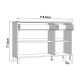 ΚΟΜΟΤΑ-ΜΠΟΥΦΕΣ ALMOND 115 3K2F3V ARTISAN OAK ΧΡΩΜΑ 116x35x78εκ ΚΟΜΟΤΑ-ΜΠΟΥΦΕΣ ALMOND 115 3K2F3V ARTISAN OAK ΧΡΩΜΑ 116x35x78εκ