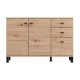 ΚΟΜΟΤΑ-ΜΠΟΥΦΕΣ ALMOND 115 3K3F2V ARTISAN OAK ΧΡΩΜΑ 116x35x78εκ ΚΟΜΟΤΑ-ΜΠΟΥΦΕΣ ALMOND 115 3K3F2V ARTISAN OAK ΧΡΩΜΑ 116x35x78εκ