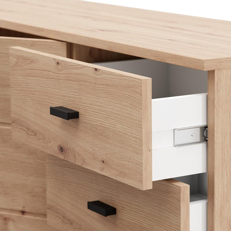 ΚΟΜΟΤΑ-ΜΠΟΥΦΕΣ ALMOND 115 3K3F2V ARTISAN OAK ΧΡΩΜΑ 116x35x78εκ ΚΟΜΟΤΑ-ΜΠΟΥΦΕΣ ALMOND 115 3K3F2V ARTISAN OAK ΧΡΩΜΑ 116x35x78εκ