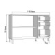 ΚΟΜΟΤΑ-ΜΠΟΥΦΕΣ ALMOND 115 3K3F2V ΛΕΥΚΟ ΧΡΩΜΑ 116x35x78εκ ΚΟΜΟΤΑ-ΜΠΟΥΦΕΣ ALMOND 115 3K3F2V ΛΕΥΚΟ ΧΡΩΜΑ 116x35x78εκ