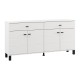ΚΟΜΟΤΑ-ΜΠΟΥΦΕΣ ALMOND 154 4K2F4V ΛΕΥΚΟ ΧΡΩΜΑ 154x35x78εκ ΚΟΜΟΤΑ-ΜΠΟΥΦΕΣ ALMOND 154 4K2F4V ΛΕΥΚΟ ΧΡΩΜΑ 154x35x78εκ
