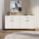 ΚΟΜΟΤΑ-ΜΠΟΥΦΕΣ ALMOND 154 4K2F4V ΛΕΥΚΟ ΧΡΩΜΑ 154x35x78εκ ΚΟΜΟΤΑ-ΜΠΟΥΦΕΣ ALMOND 154 4K2F4V ΛΕΥΚΟ ΧΡΩΜΑ 154x35x78εκ