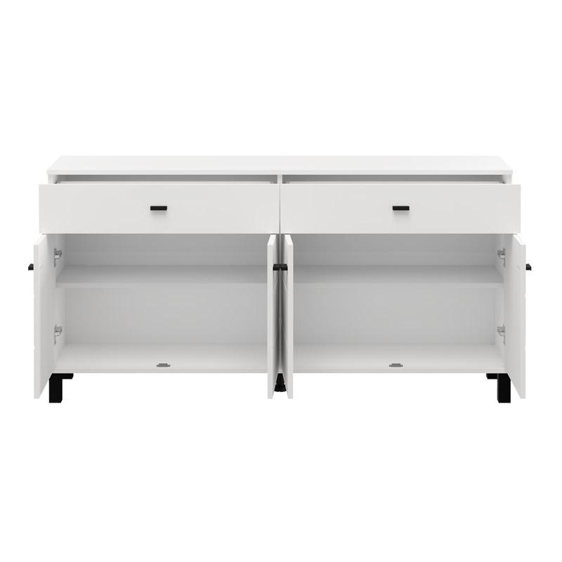 ΚΟΜΟΤΑ-ΜΠΟΥΦΕΣ ALMOND 154 4K2F4V ΛΕΥΚΟ ΧΡΩΜΑ 154x35x78εκ ΚΟΜΟΤΑ-ΜΠΟΥΦΕΣ ALMOND 154 4K2F4V ΛΕΥΚΟ ΧΡΩΜΑ 154x35x78εκ