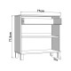 ΚΟΜΟΤΑ-ΜΠΟΥΦΕΣ ALMOND 77 2K1F2V ARTISAN OAK ΧΡΩΜΑ 77x35x78εκ ΚΟΜΟΤΑ-ΜΠΟΥΦΕΣ ALMOND 77 2K1F2V ARTISAN OAK ΧΡΩΜΑ 77x35x78εκ