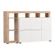 ΚΟΜΟΤΑ-ΜΠΟΥΦΕΣ ARGYLL 154 3K2F1V OP ΛΕΥΚΟ ΜΕ ARTISAN OAK ΧΡΩΜΑ 155x40x100εκ ΚΟΜΟΤΑ-ΜΠΟΥΦΕΣ ARGYLL 154 3K2F1V OP ΛΕΥΚΟ ΜΕ ARTISAN OAK ΧΡΩΜΑ 155x40x100εκ