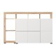 ΚΟΜΟΤΑ-ΜΠΟΥΦΕΣ ARGYLL 154 3K2F1V OP ΛΕΥΚΟ ΜΕ ARTISAN OAK ΧΡΩΜΑ 155x40x100εκ ΚΟΜΟΤΑ-ΜΠΟΥΦΕΣ ARGYLL 154 3K2F1V OP ΛΕΥΚΟ ΜΕ ARTISAN OAK ΧΡΩΜΑ 155x40x100εκ