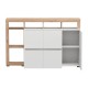 ΚΟΜΟΤΑ-ΜΠΟΥΦΕΣ ARGYLL 154 3K2F1V OP ΛΕΥΚΟ ΜΕ ARTISAN OAK ΧΡΩΜΑ 155x40x100εκ ΚΟΜΟΤΑ-ΜΠΟΥΦΕΣ ARGYLL 154 3K2F1V OP ΛΕΥΚΟ ΜΕ ARTISAN OAK ΧΡΩΜΑ 155x40x100εκ