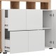 ΚΟΜΟΤΑ-ΜΠΟΥΦΕΣ ARGYLL 154 3K2F1V OP ΛΕΥΚΟ ΜΕ ARTISAN OAK ΧΡΩΜΑ 155x40x100εκ ΚΟΜΟΤΑ-ΜΠΟΥΦΕΣ ARGYLL 154 3K2F1V OP ΛΕΥΚΟ ΜΕ ARTISAN OAK ΧΡΩΜΑ 155x40x100εκ