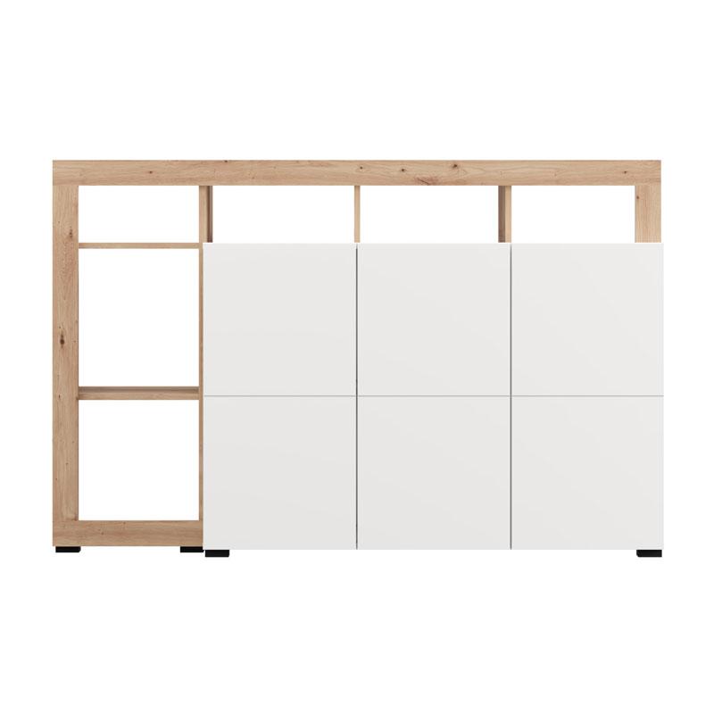 ΚΟΜΟΤΑ-ΜΠΟΥΦΕΣ ARGYLL 154 3K3V OP ΛΕΥΚΟ ΜΕ ARTISAN OAK ΧΡΩΜΑ 155x40x100εκ ΚΟΜΟΤΑ-ΜΠΟΥΦΕΣ ARGYLL 154 3K3V OP ΛΕΥΚΟ ΜΕ ARTISAN OAK ΧΡΩΜΑ 155x40x100εκ