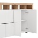 ΚΟΜΟΤΑ-ΜΠΟΥΦΕΣ ARGYLL 192 4K2F2V OP ΛΕΥΚΟ ΜΕ ARTISAN OAK ΧΡΩΜΑ 193x40x100εκ ΚΟΜΟΤΑ-ΜΠΟΥΦΕΣ ARGYLL 192 4K2F2V OP ΛΕΥΚΟ ΜΕ ARTISAN OAK ΧΡΩΜΑ 193x40x100εκ