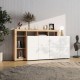 ΚΟΜΟΤΑ-ΜΠΟΥΦΕΣ ARGYLL 192 4K4V OP ΛΕΥΚΟ ΜΕ ARTISAN OAK ΧΡΩΜΑ 193x40x100εκ ΚΟΜΟΤΑ-ΜΠΟΥΦΕΣ ARGYLL 192 4K4V OP ΛΕΥΚΟ ΜΕ ARTISAN OAK ΧΡΩΜΑ 193x40x100εκ